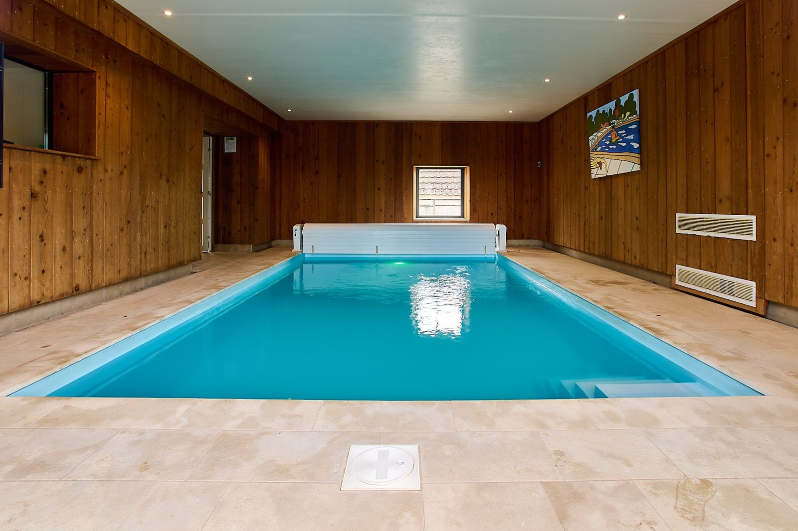 Piscine intérieure chauffée du Moulin du Coq