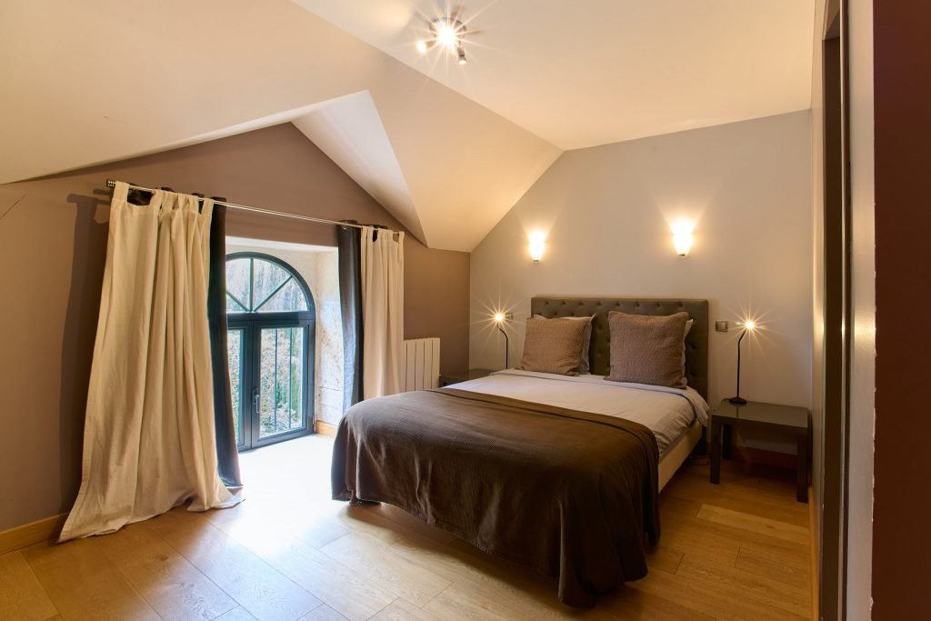 Chambre confortable du gîte Côté Rivière