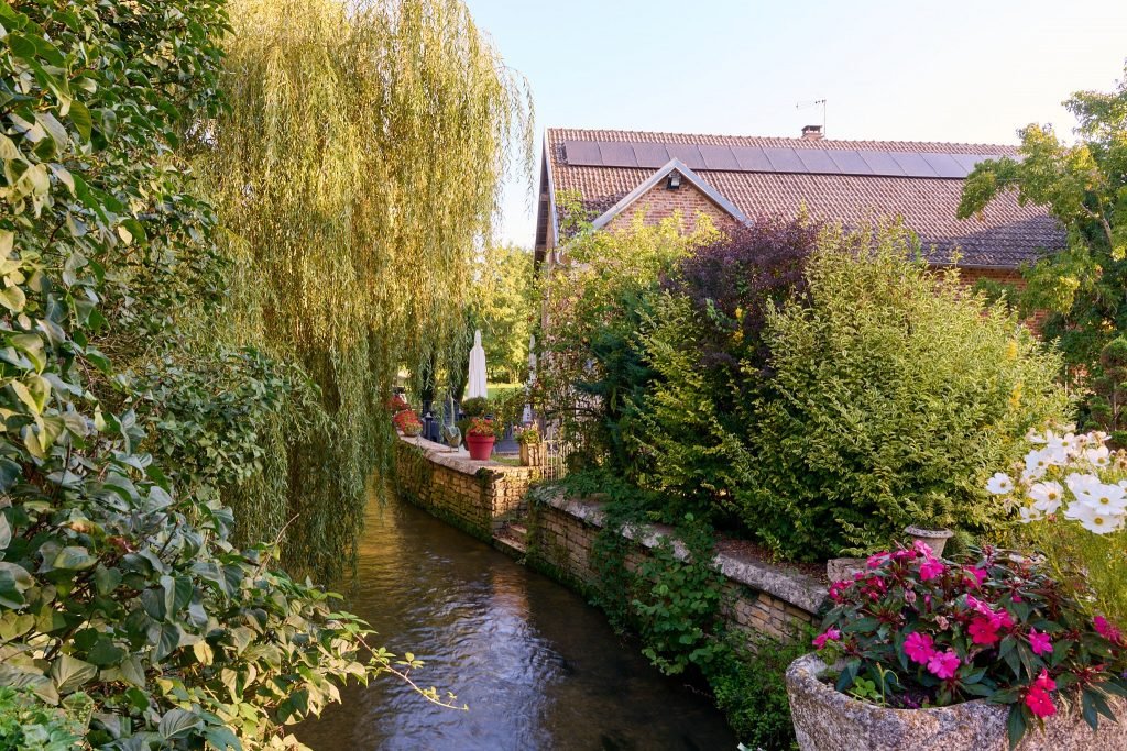 Jardin du gîte Côté Rivière